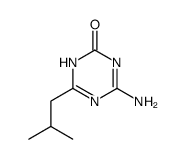 4-amino-6-isobutyl-1H-[1,3,5]triazin-2-one结构式