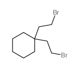 1,1-bis(2-bromoethyl)cyclohexane结构式