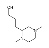 2-Piperazinepropanol,1,4-dimethyl-(9CI) Structure