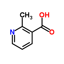 2-Methylnicotinic acid structure
