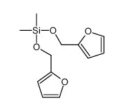 bis(furan-2-ylmethoxy)-dimethylsilane Structure