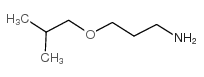 3-异丁氧基丙胺结构式