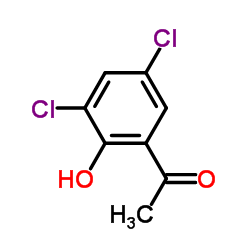 3',5'-二氯-2'-羟基苯乙酮结构式