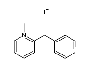 1-Methyl-2-benzylpyridinium iodide Structure