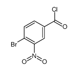 4-溴-3-硝基苯甲酰氯结构式