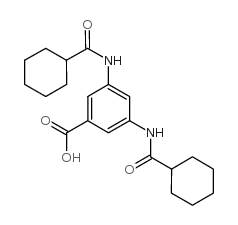 3,5-双-(环己基羰氨基)-苯甲酸结构式