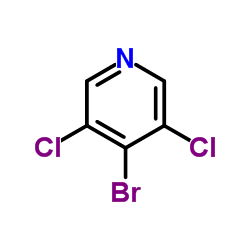 3,5-二氯-4-溴吡啶结构式