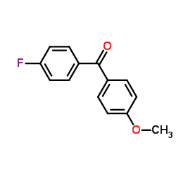 4-氟-4'-甲氧基二苯甲酮结构式