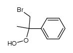 2-bromo-1-methyl-1-phenylethyl hydroperoxide结构式