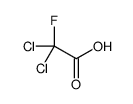 2,2-dichloro-2-fluoroacetic acid Structure