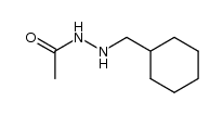 N-Acetyl-N'-hexahydrobenzylhydrazin Structure