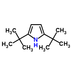 2,5-Bis(2-methyl-2-propanyl)-1H-pyrrole Structure