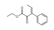 ethyl 2-oxo-3-phenylpent-3-enoate结构式