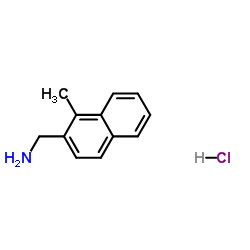 1-(1-Methyl-2-naphthyl)methanamine hydrochloride (1:1) Structure
