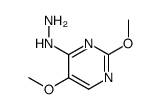 2,5-二甲氧基-4-肼基嘧啶结构式
