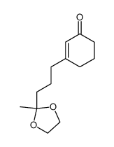 3-[3-(1-methyl-2,5-dioxolanyl)propyl]cyclohex-2-en-1-one Structure