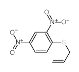 2,4-dinitro-1-prop-2-enylsulfanyl-benzene Structure