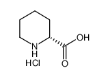 (R)-哌啶-2-羧酸盐酸盐结构式