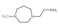 1-甲基-4-氨乙基-1,4-二氮杂环庚烷结构式