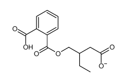 单(3-羧基-2-乙基丙基)邻苯二甲酸酯结构式