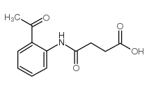 4-[(2-乙酰基苯基)氨基]-4-氧代丁酸结构式