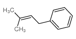 3-methylbut-2-enylbenzene Structure