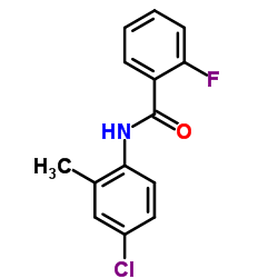 N-(4-Chloro-2-methylphenyl)-2-fluorobenzamide Structure