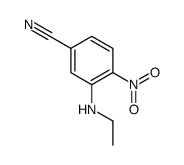 3-(Ethylamino)-4-nitrobenzonitrile Structure