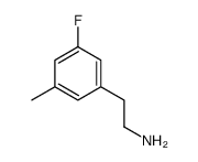 2-(3-fluoro-5-methylphenyl)ethanamine Structure