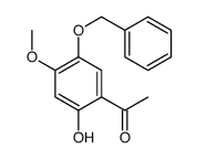 1-(2-hydroxy-4-methoxy-5-phenylmethoxyphenyl)ethanone结构式