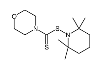 (2,2,6,6-tetramethylpiperidin-1-yl) morpholine-4-carbodithioate结构式