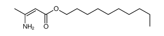 decyl 3-aminobut-2-enoate结构式