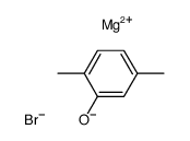 (2,5-Dimethylphenoxy)magnesium bromide Structure