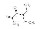 N,N-二乙基甲基丙烯酰胺结构式