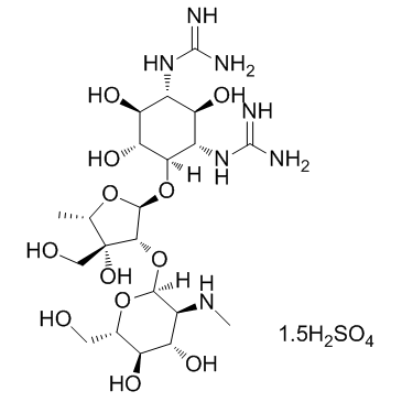 硫酸双氢链霉素结构式