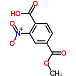 3-硝基-4-羧基苯甲酸甲酯结构式