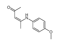 (Z)-4-(4-methoxyphenylamino)pent-3-en-2-one Structure