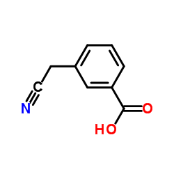 3-氰甲基苯甲酸结构式