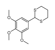 2-(3,4,5-trimethoxyphenyl)-1,3-dithiane结构式