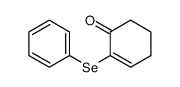 2-phenylselanylcyclohex-2-en-1-one结构式