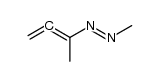 (E)-1-(buta-2,3-dien-2-yl)-2-methyldiazene结构式
