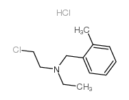 N-(2-乙基氯)-N-乙基-2-甲基苯胺结构式
