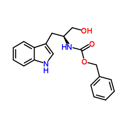 N-alpha-Cbz-L-tryptophanol Structure