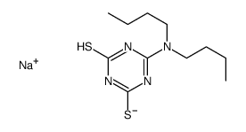 6-(二丁基氨基)-1,3,5-三嗪-2,4-二硫醇钠结构式