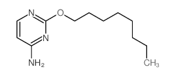 2-octoxypyrimidin-4-amine Structure