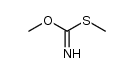 thiocarbimidoic acid dimethyl ester结构式