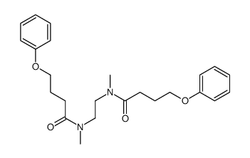 N-methyl-N-[2-[methyl(4-phenoxybutanoyl)amino]ethyl]-4-phenoxybutanamide Structure