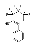 2,2,3,3,4,4,4-heptafluoro-N-phenylbutanethioamide结构式