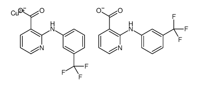 copper,2-[3-(trifluoromethyl)anilino]pyridine-3-carboxylate Structure