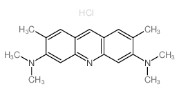 N,N,N,N,2,7-hexamethylacridine-3,6-diamine结构式